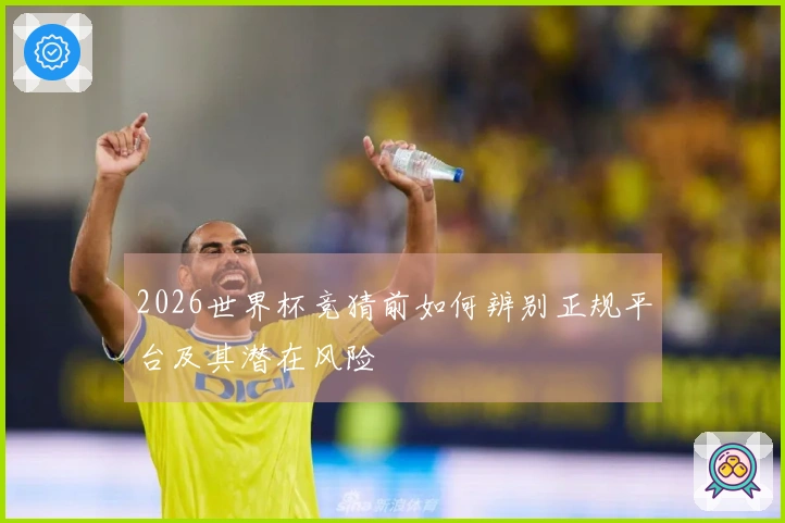 2026世界杯竞猜前如何辨别正规平台及其潜在风险